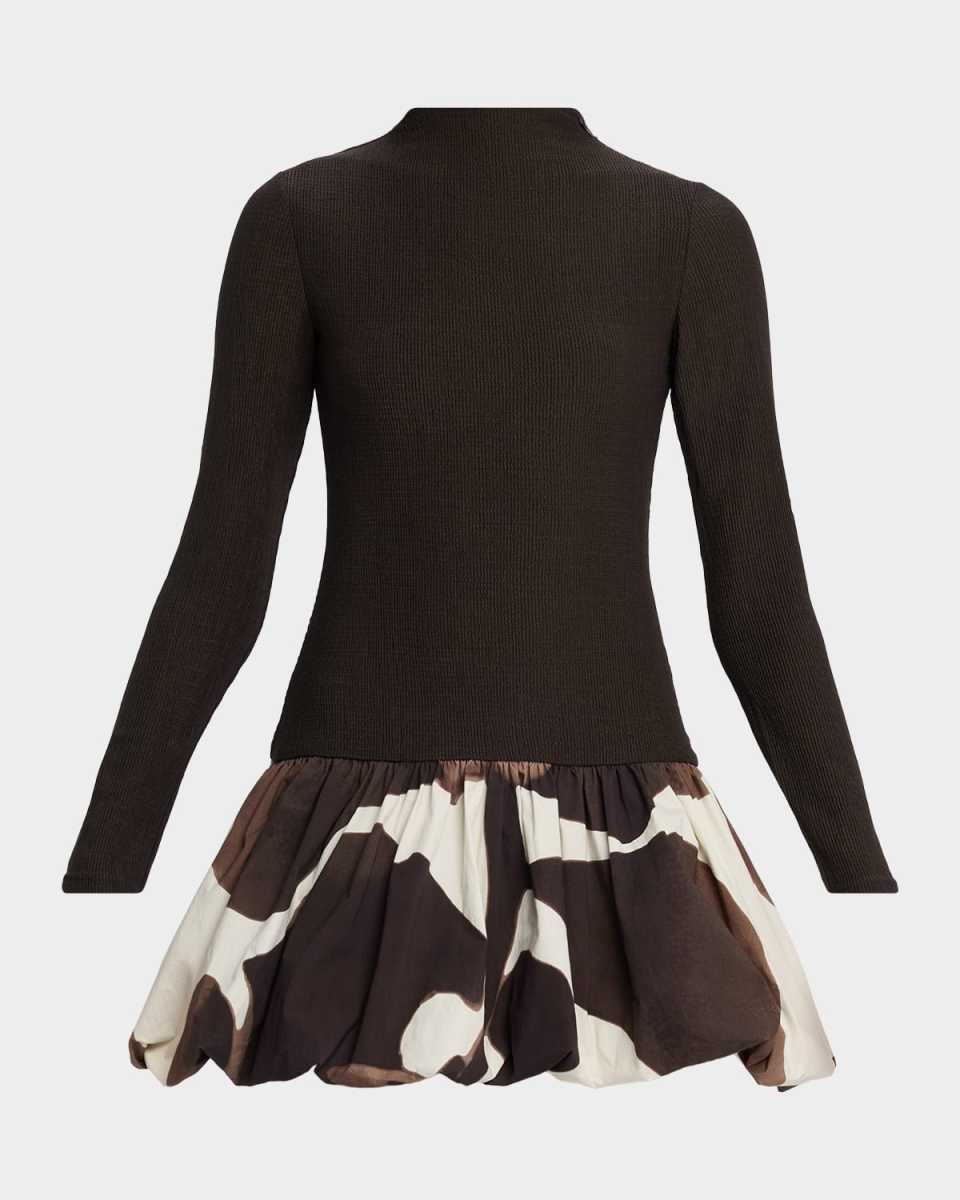 Charley Drop-Waist Bubble Mini Dress